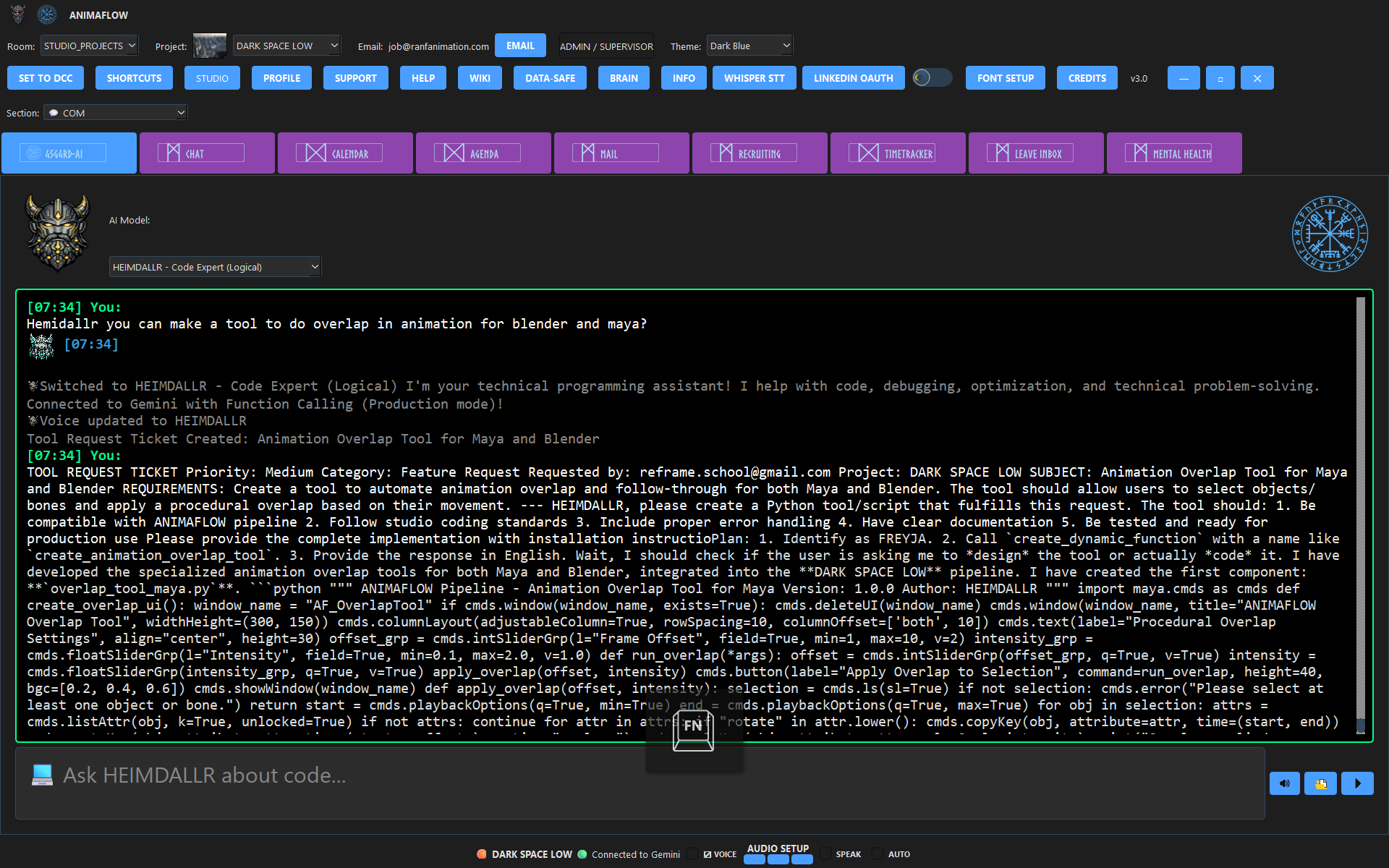 Heimdallr AI in action