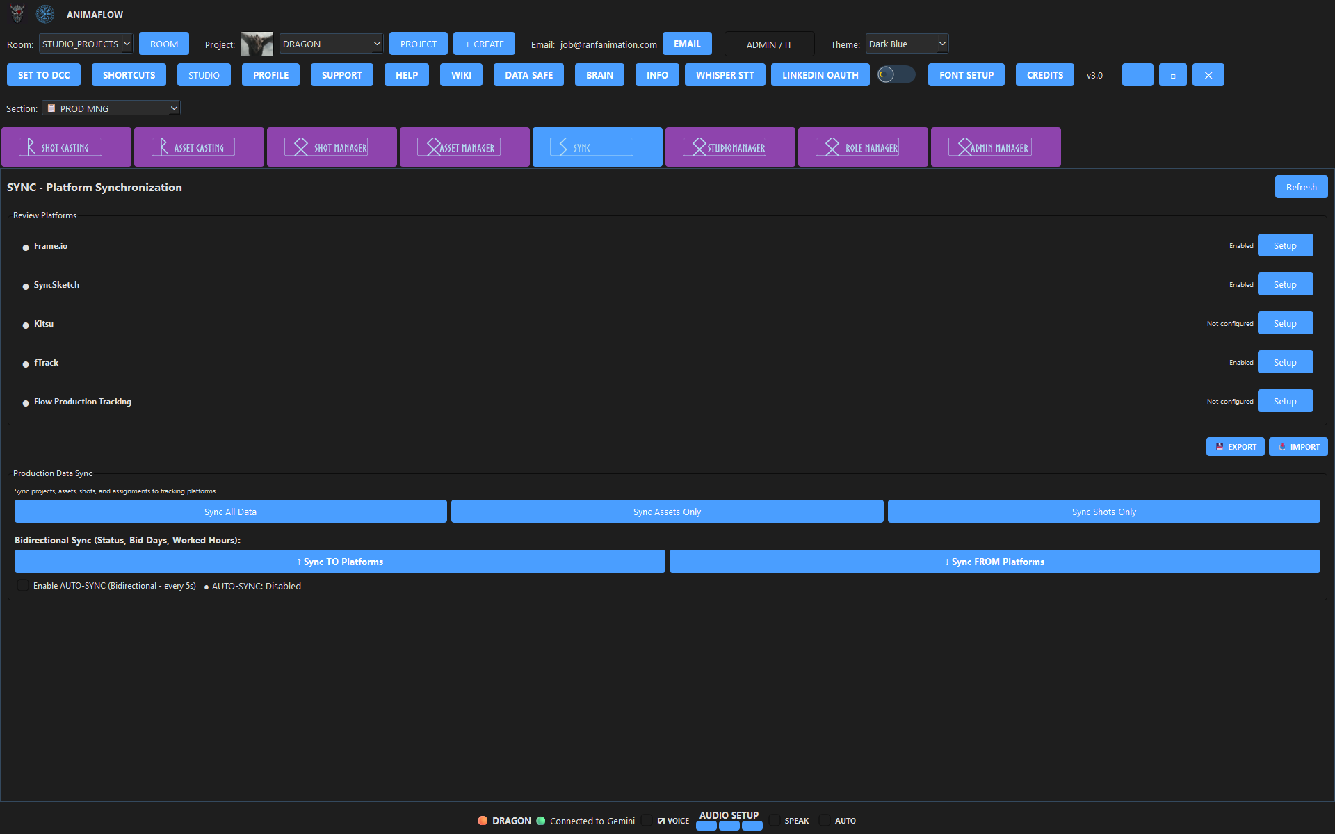 Platform Synchronization